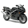 AUTOCOLLANT KAWASAKI ZX-6R YEAR 2006 BLACK