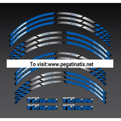 WHEEL RIMS STICKER DECAL AUFKLEBER AUTOCOLLANT VINYL ADESIVI YAMAHA TENERE