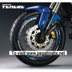 WHEEL RIMS STICKER DECAL AUFKLEBER AUTOCOLLANT VINYL ADESIVI YAMAHA TENERE
