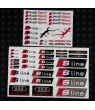 Stickers decals AUDI S-LINE