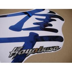 Decals HAYABUSA BLUE SILVER YEAR 2020
