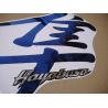 Decals HAYABUSA BLUE SILVER YEAR 2020