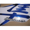Decals HAYABUSA BLUE SILVER YEAR 2020