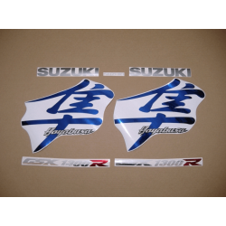 ADESIVOS SUZUKI HAYABUSA BLUE SILVER YEAR 2020