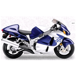 Aufkleber HAYABUSA BLUE SILVER YEAR 2020