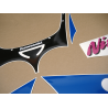 AUTOCOLLANT KAWASAKI ZXR-750 NINJA 1991 GREEN WHITE BLUE VERSION USA