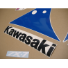 AUTOCOLLANT KAWASAKI ZXR-750 NINJA 1991 GREEN WHITE BLUE VERSION USA