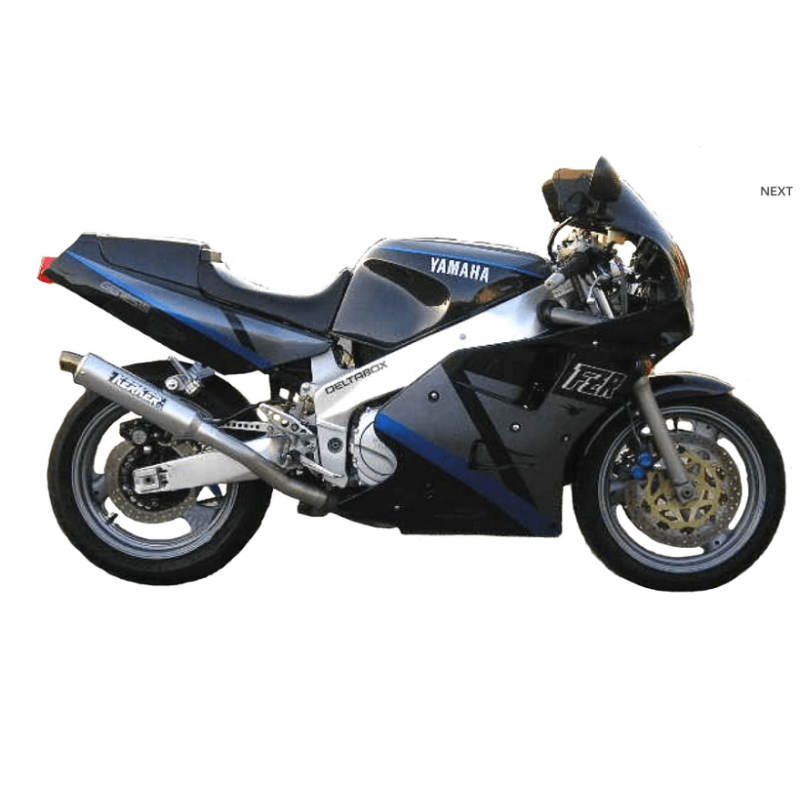 Stickers decals Yamaha FZR 1000 Year 1990 black/grey