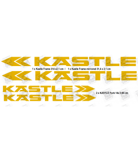 autocollant decals bike Kastle (Produit compatible)