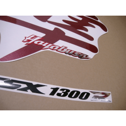 Adhesivo sticker SUZUKI HAYABUSA 1999 RED BLACK