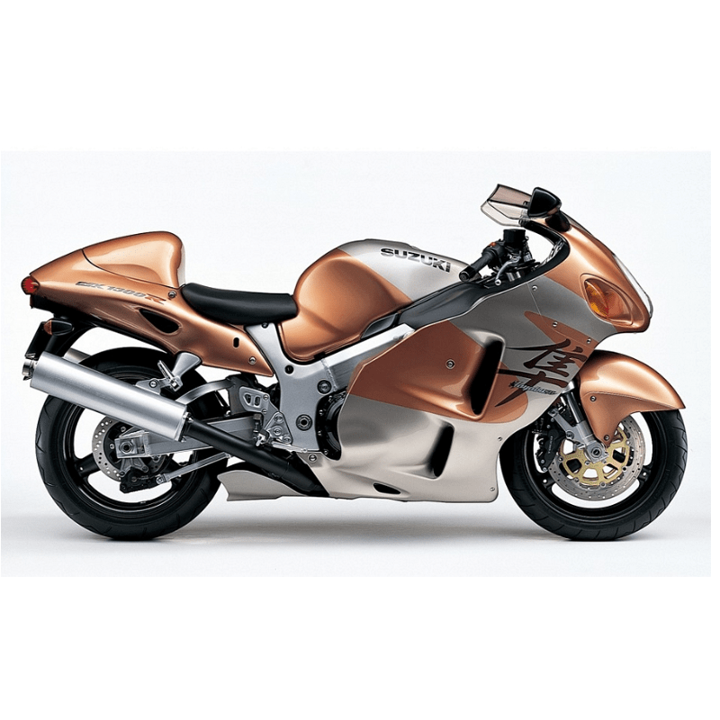 Adhesivo sticker SUZUKI HAYABUSA 1999 GOLD SILVER