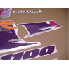 AUTOCOLLANT Suzuki GSX-R 1100 YEAR 1994 - VIOLET/PURPLE