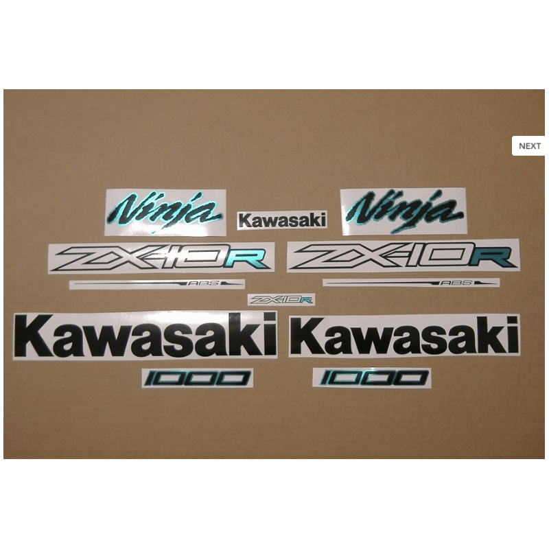 AUTOCOLLANT KAWASAKI ZX10R 2011-2016 Black Chameleon