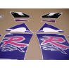 SUZUKI GSX-R 750 1995 - WHITE/BLUE VERSION DECALS SET