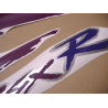 SUZUKI GSX-R 750 1995 - WHITE/BLUE VERSION DECALS SET
