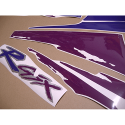 SUZUKI GSX-R 750 1995 - WHITE/BLUE VERSION DECALS SET