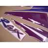 SUZUKI GSX-R 750 1995 - WHITE/BLUE VERSION DECALS SET
