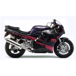 SUZUKI GSX-R 750 1995 - WHITE/BLUE VERSION DECALS SET