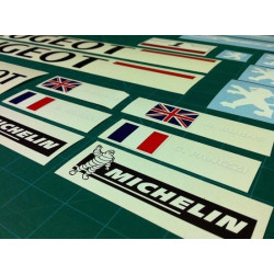 AUTOCOLLANT 206 WRC PEUGEOT SPORT