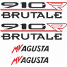 AUTOCOLLANT MV AUGUSTA BRUTALE