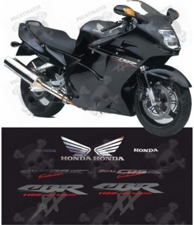 AUTOCOLLANT HONDA BLACKBIRD CBR-1100XX YEAR 1997-1999 (Produit compatible)