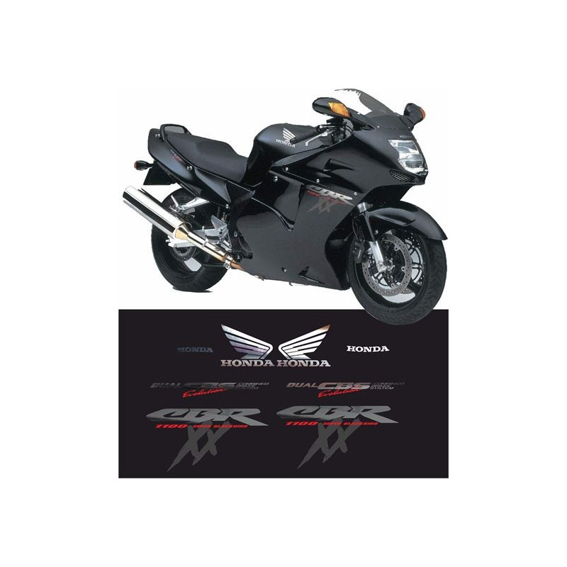 ADESIVI HONDA BLACKBIRD CBR-1100XX YEAR 1997-1999