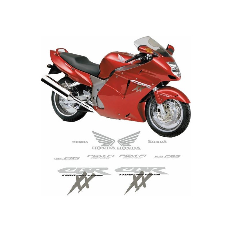 AUTOCOLLANT HONDA BLACKBIRD CBR-1100XX YEAR 2000-2004