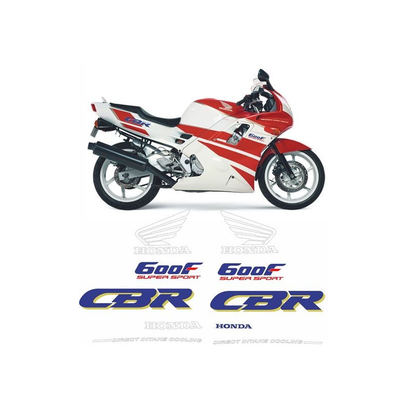 DECALS HONDA CBR 600F YEAR 1991-1992