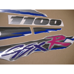 AUTOCOLLANT Suzuki GSX-R 1100 YEAR 1994 BLACK/GREY/BLUE