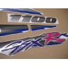 AUTOCOLLANT Suzuki GSX-R 1100 YEAR 1994 BLACK/GREY/BLUE
