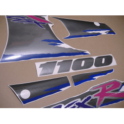 AUFKLEBER Suzuki GSX-R 1100 YEAR 1994 BLACK/GREY/BLUE