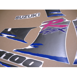 AUTOCOLLANT Suzuki GSX-R 1100 YEAR 1994 BLACK/GREY/BLUE
