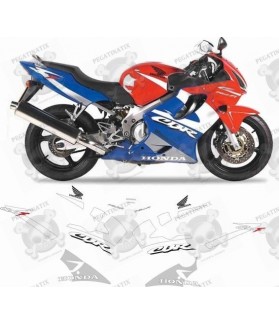 Stickers HONDA CBR 600F YEAR 2002 (Compatible Product)