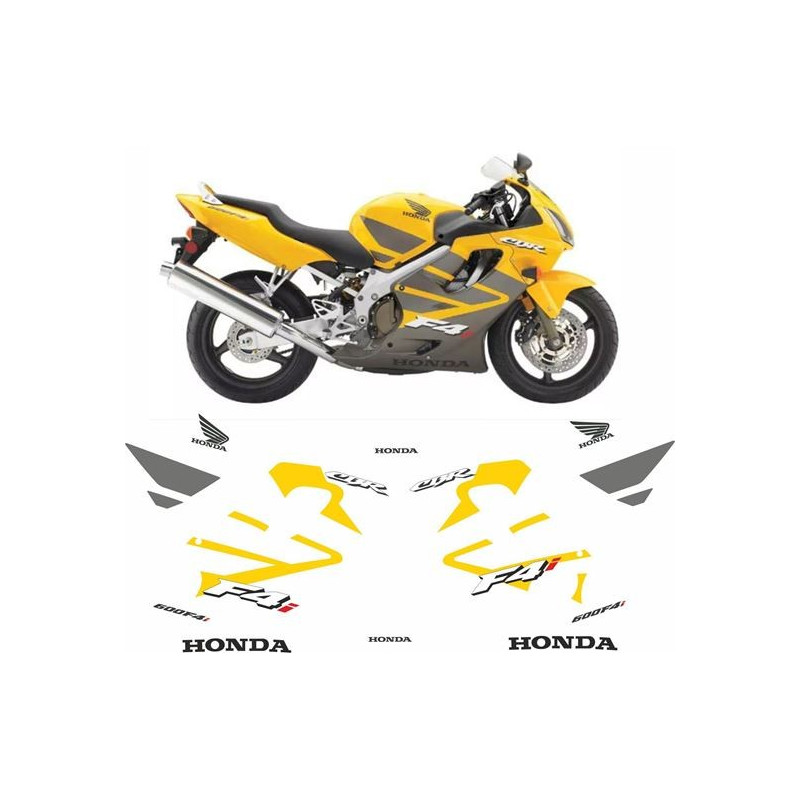 DECALS HONDA CBR 600F4i YEAR 2004-2007