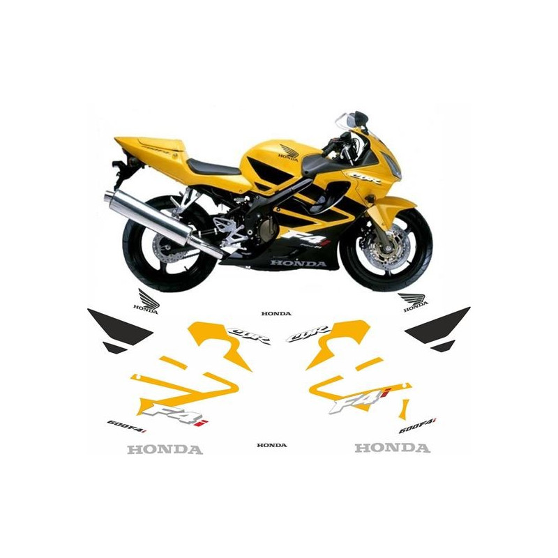 DECALS HONDA CBR 600F4i YEAR 2001-2003