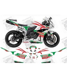 Stickers HONDA CBR 600RR YEAR 2011 Team Castrol superbike (Compatible Product)