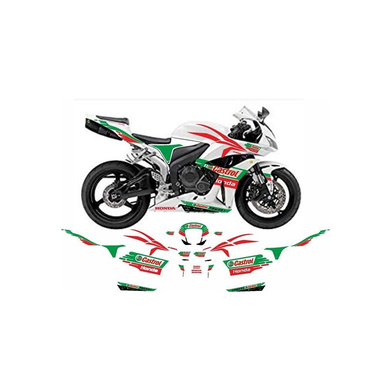 ADHESIVOS HONDA CBR 600RR YEAR 2011 Team Castrol superbike