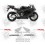 Stickers HONDA CBR 1000RR YEAR 2004-2005 (Compatible Product)