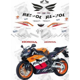 Stickers HONDA CBR 600RR YEAR 2004-2005 REPSOL
