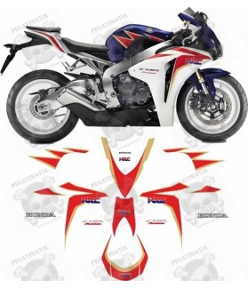Stickers HONDA CBR 1000RR YEAR 2011 HRC (Compatible Product)