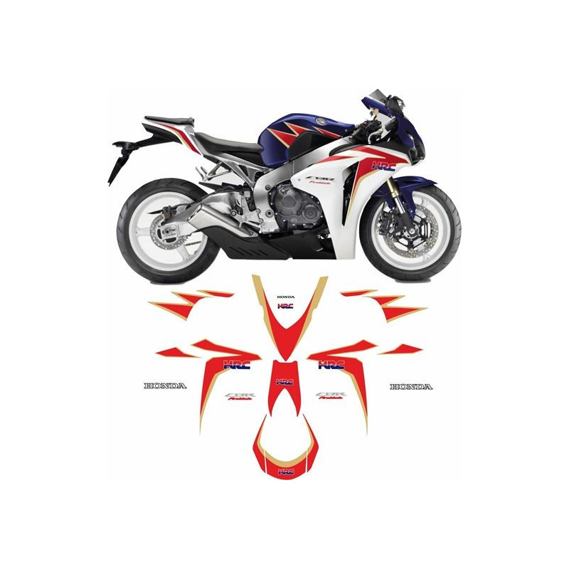 ADESIVI HONDA CBR 1000RR YEAR 2011 HRC