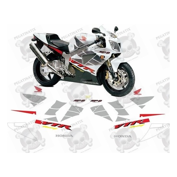 Aufkleber 3D Kompatibel für Motorrad Honda VTR SP1-SP2 Schutz Platte Gabel