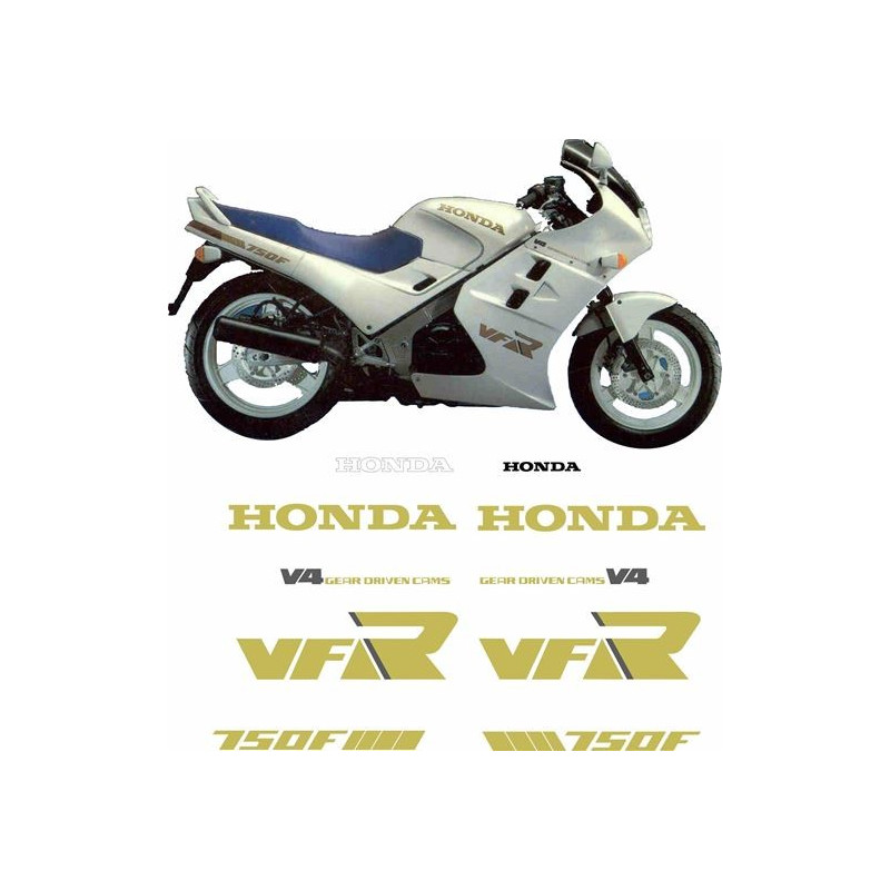 HONDA VFR 750 YEAR 1986-1987 ADESIVI
