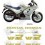 HONDA VFR 750 YEAR 1986-1987 STICKERS (Compatible Product)