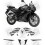 Stickers Honda CBR 125R YEAR 2007-2008 (Compatible Product)