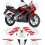 Stickers Honda CBR 125R YEAR 2009 (Compatible Product)