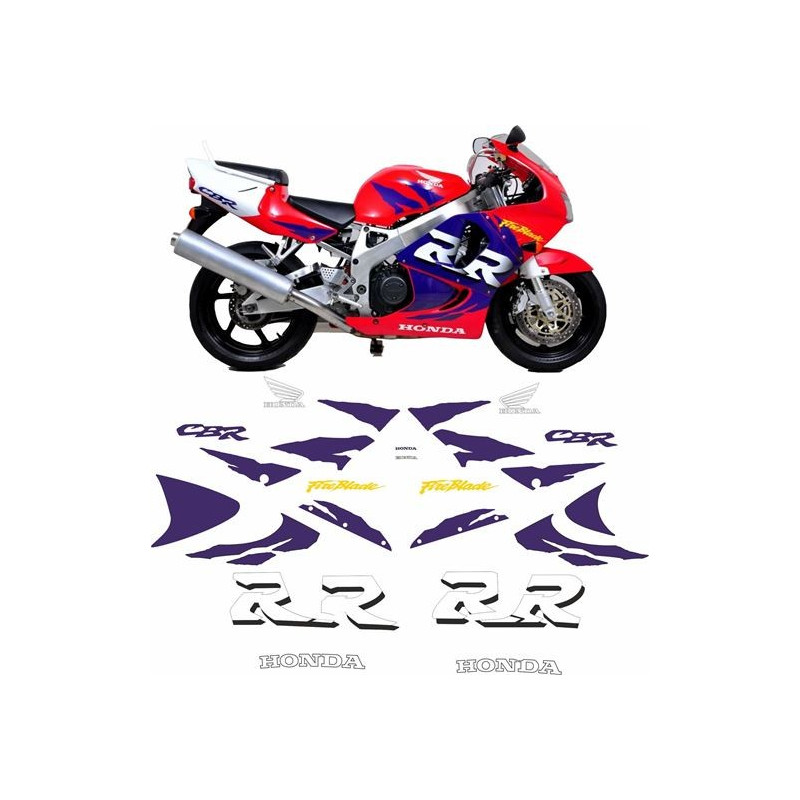 Honda CBR 900RR FIREBLADE YEAR 1998 ADESIVOS