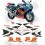 Honda CBR 900RR FIREBLADE YEAR 1998 DECALS (Compatible Product)