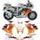 Honda CBR 900RR URBAN TIGER YEAR 1994 STICKERS (Compatible Product)