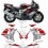 Honda CBR 900RR YEAR 1995 DECALS (Compatible Product)
